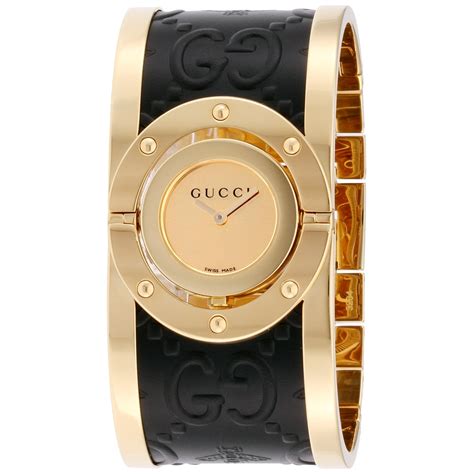 gucci gold bangle watches ladies|Gucci bangle watch vintage.